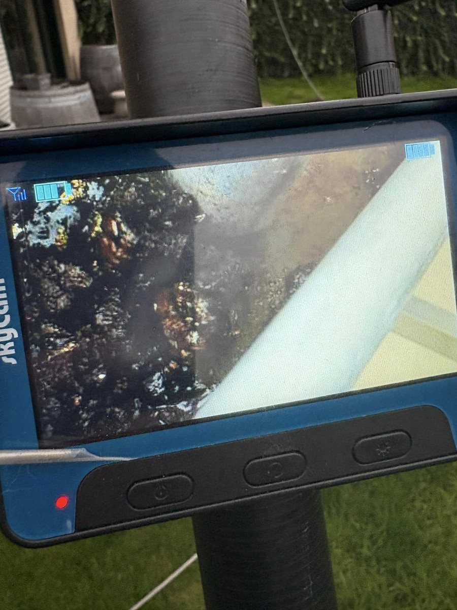 Beeldscherm van het camerasysteem voor dakgoten